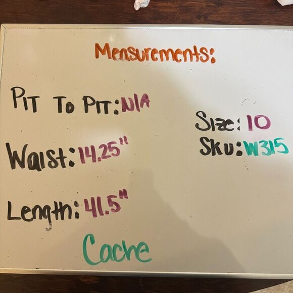 Vintage Cache Y2K 100% Silk Black Beaded Sparkly Maxi Skirt Slit Sz 10 Deadstock - Picture 8 of 8